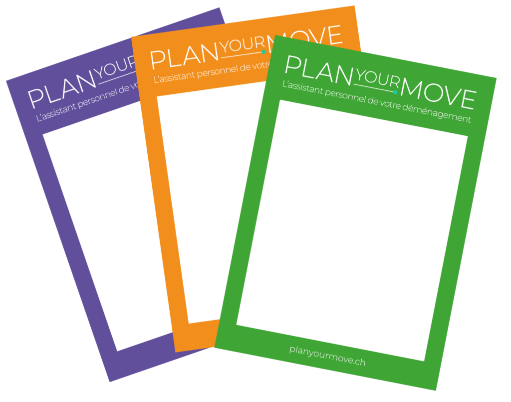 PlanYourMove Application Demenagement Stickers Cartons